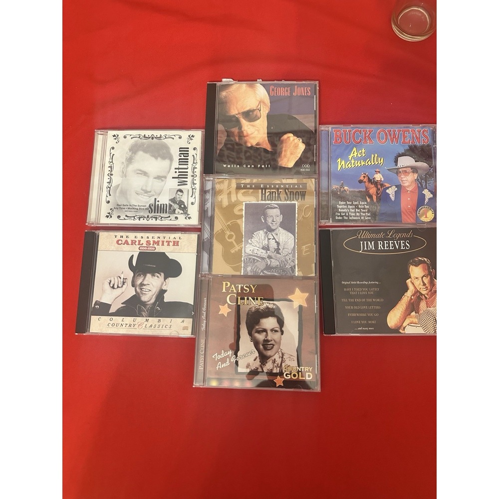 CD Collection of Classic Country Set of 7 Jones Snow Owens Etc